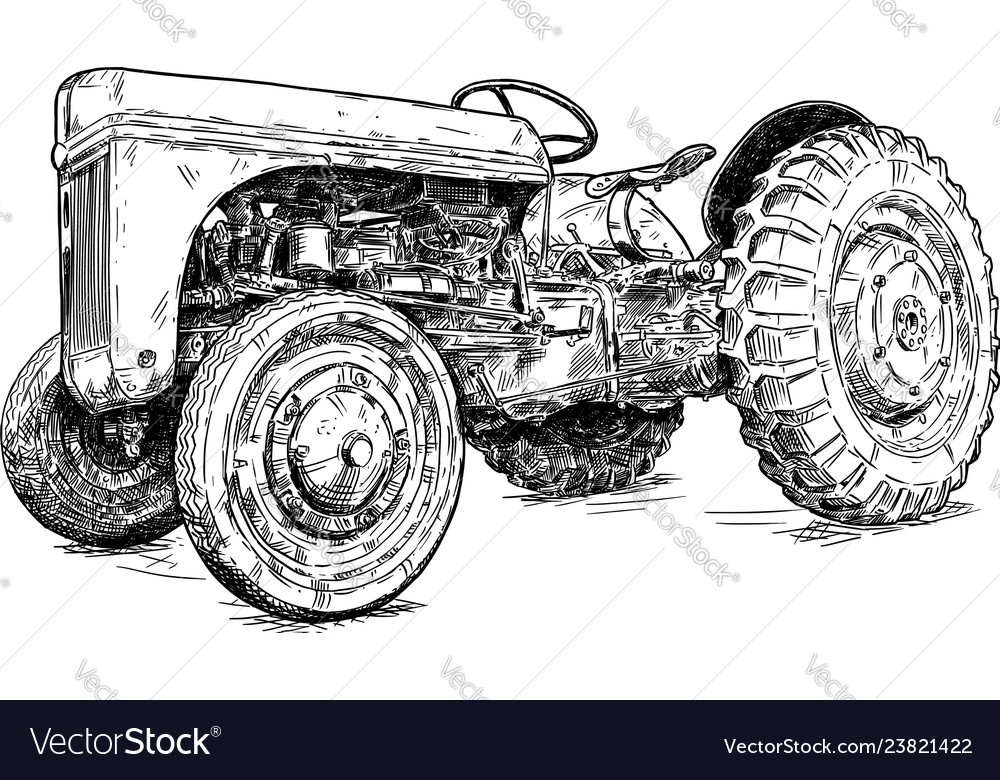 Cartoon or comic style drawing of old or vintage Vector Image Cartoon or comic style drawing of old or vintage Vector Image