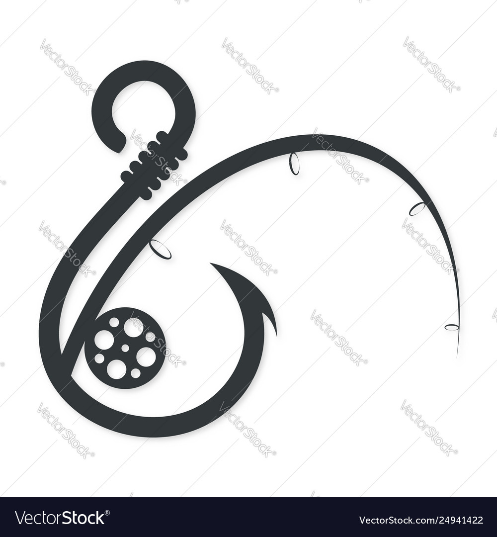 fishing rod and hook