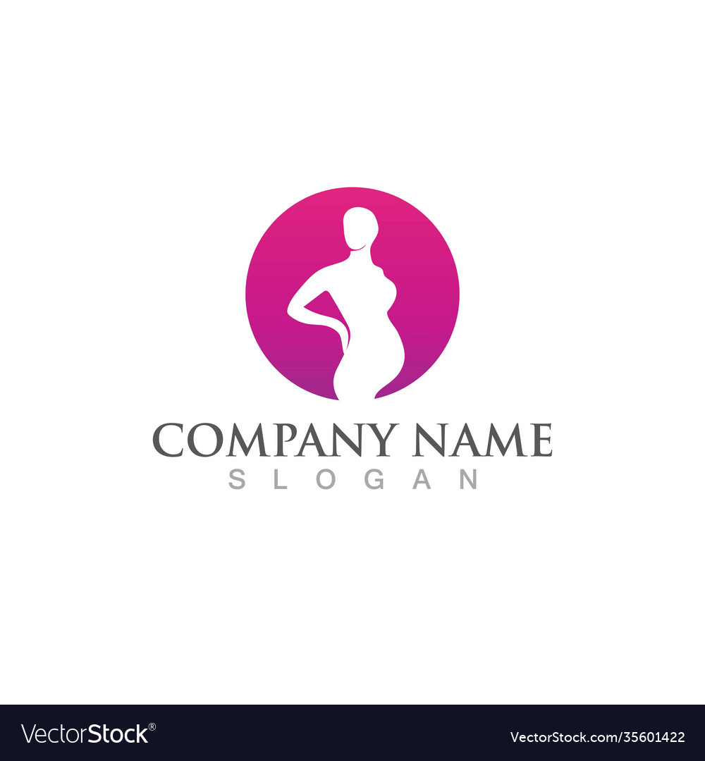 Pregnant template icon Royalty Free Vector Image