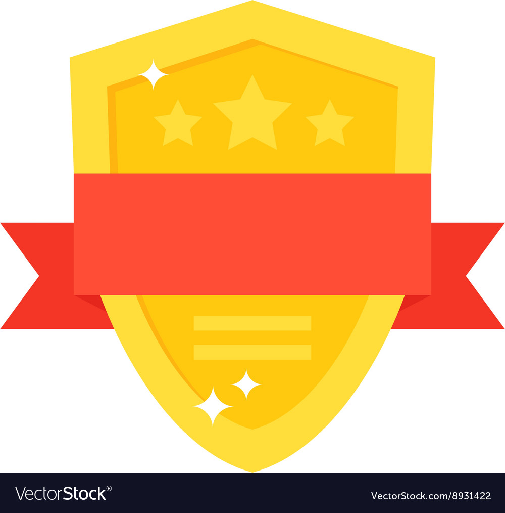Shield award Royalty Free Vector Image - VectorStock