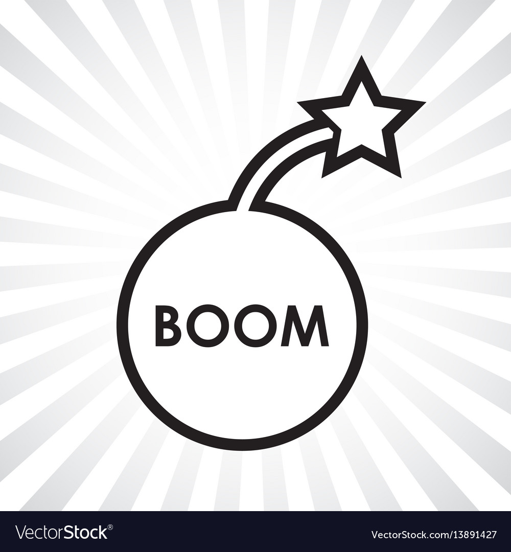 Boom bomb icon