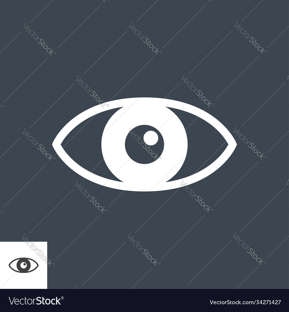 Eye icon Royalty Free Vector Image - VectorStock