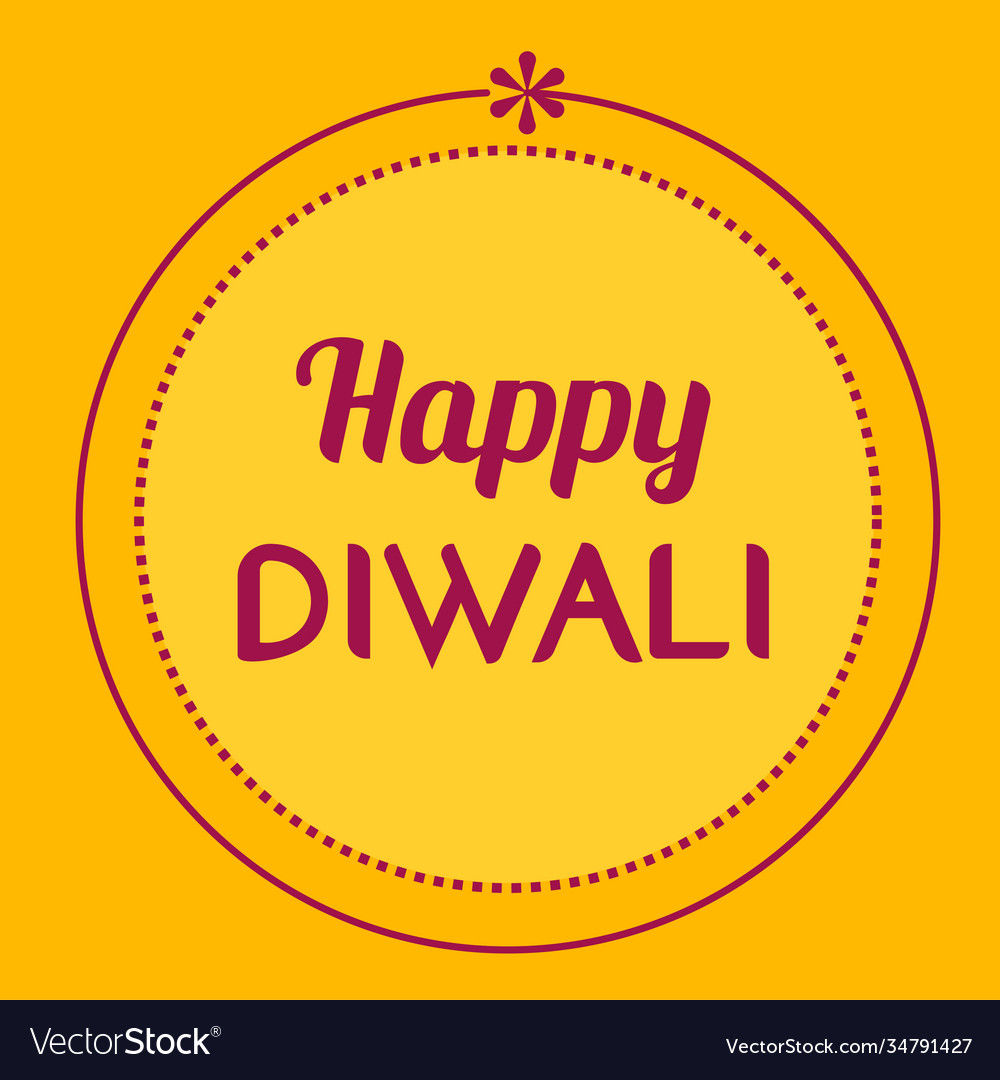 Happy diwali luxury greeting cards set india Vector Image