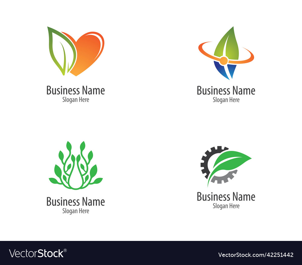 Ecology logo Royalty Free Vector Image - VectorStock