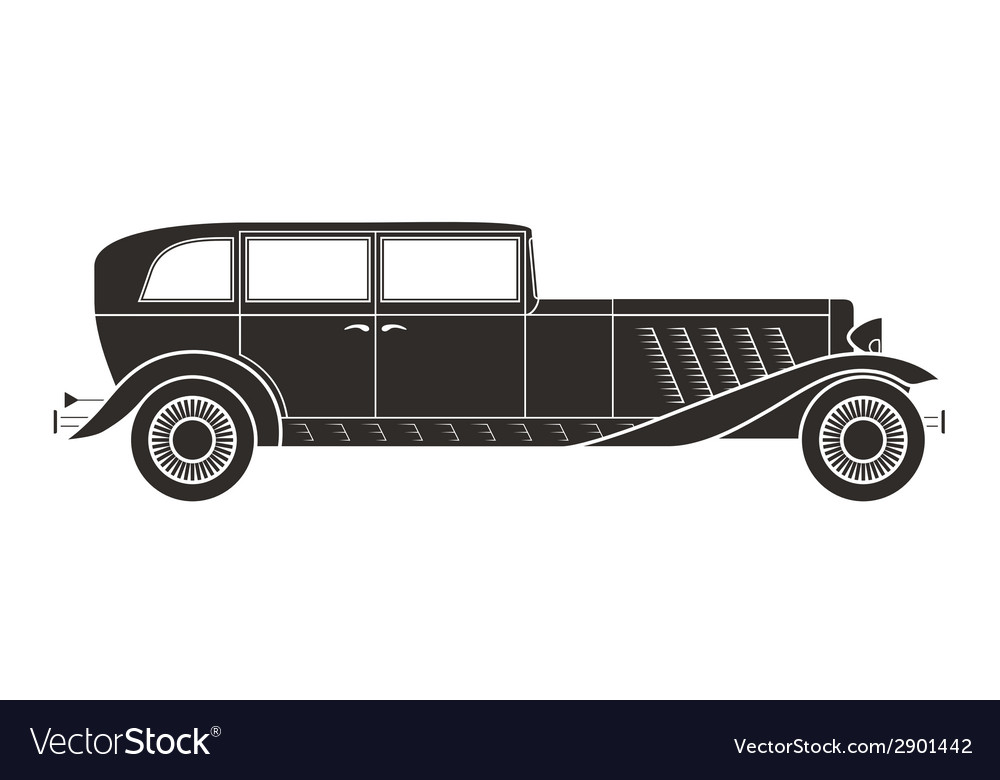 Retro car vintage collection Royalty Free Vector Image