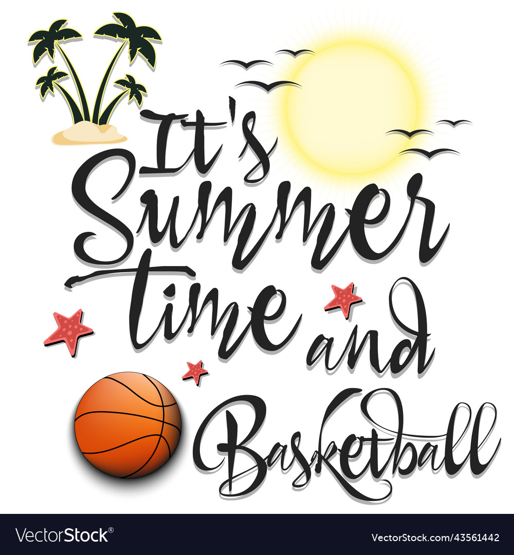 Its summer time Royalty Free Vector Image - VectorStock