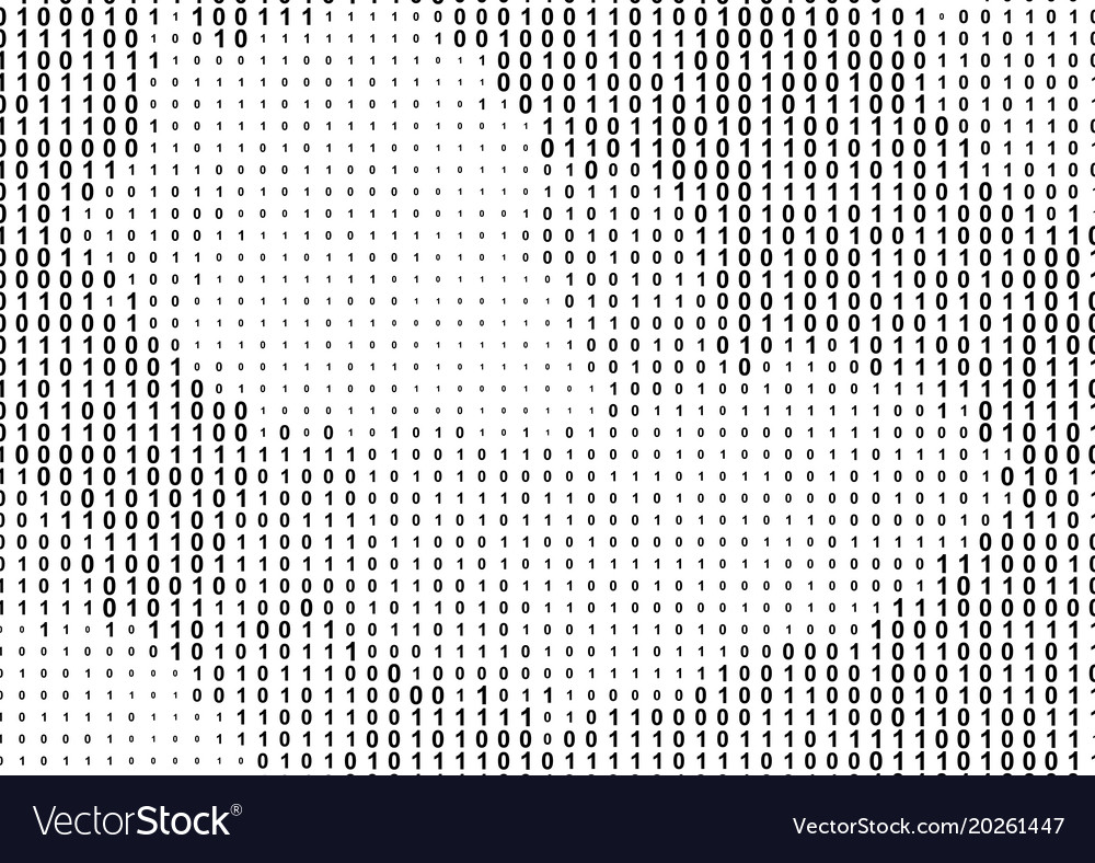 Binary computer code background Royalty Free Vector Image