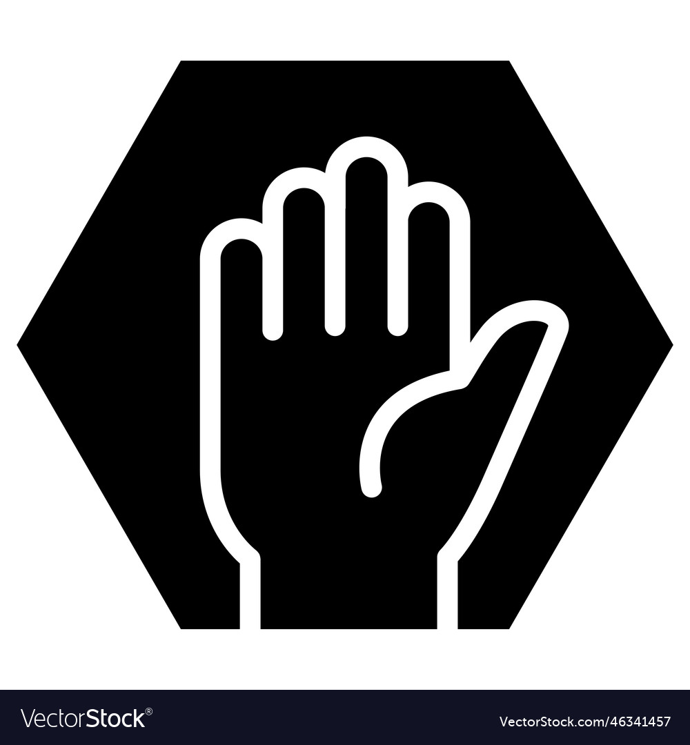 Stop icon Royalty Free Vector Image - VectorStock