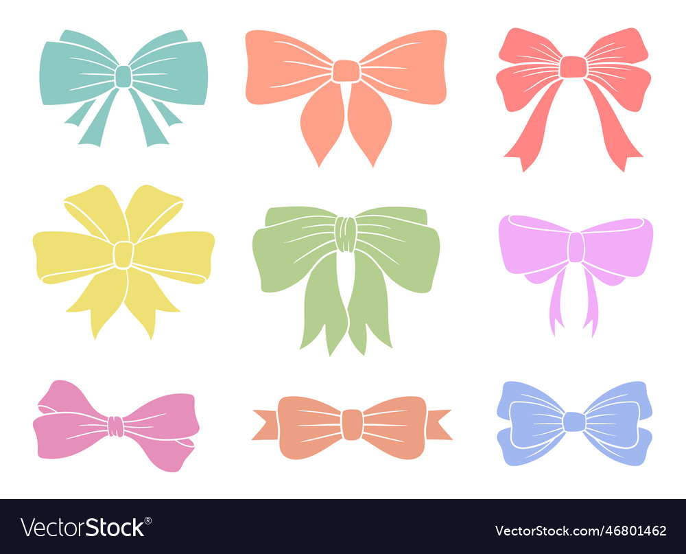 Bow tie design isolated on white background Vector Image