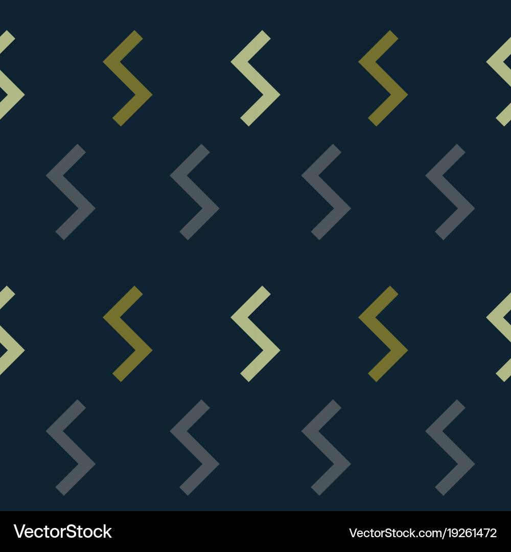 Geometric zigzag shapes seamless pattern Vector Image