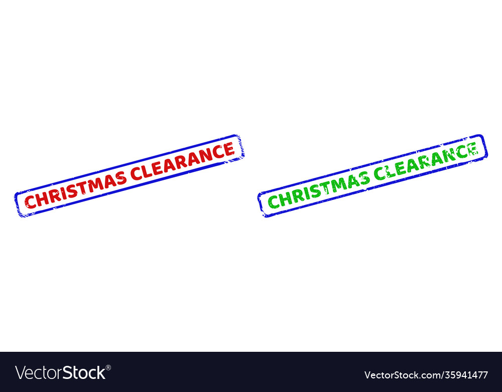 Christmas clearance bicolor rough rectangular Vector Image