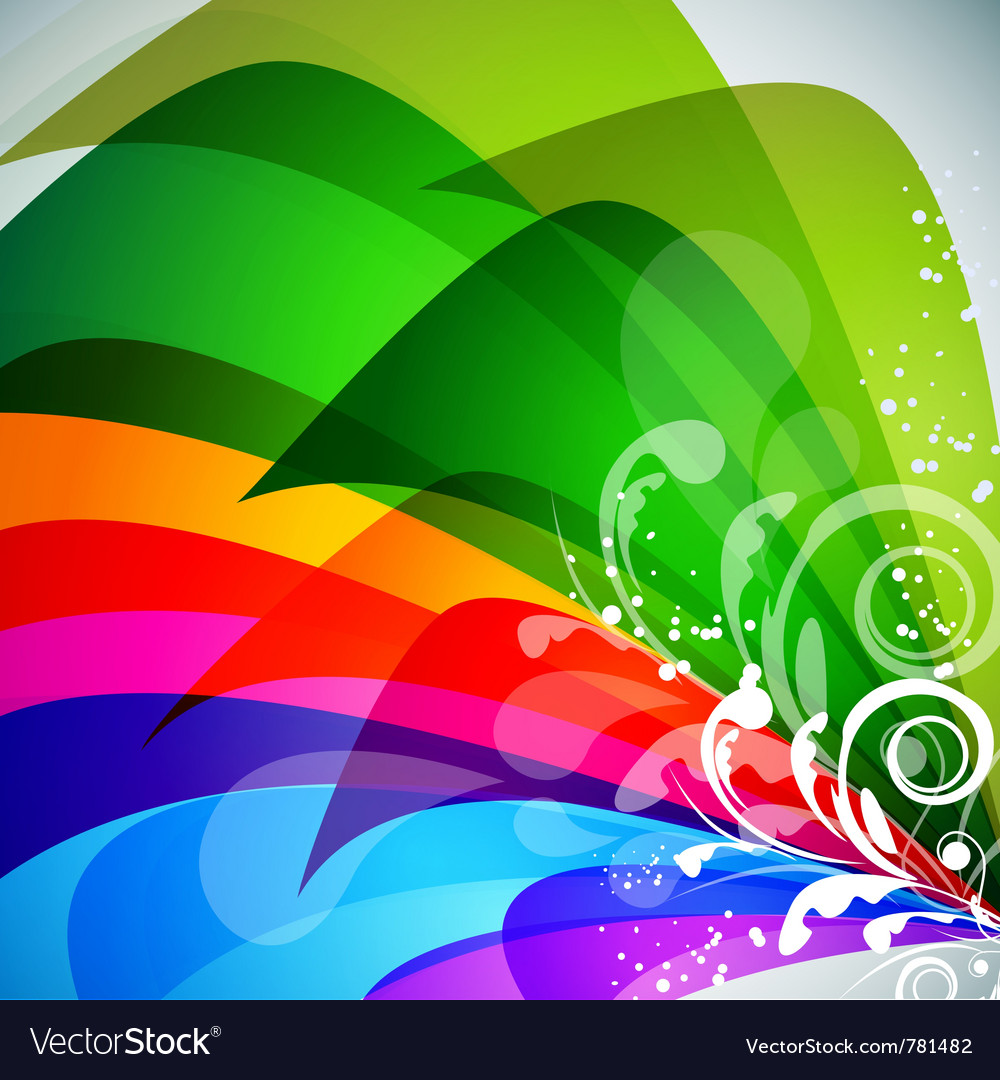 Beautiful Multicolor Background Royalty Free Vector Image