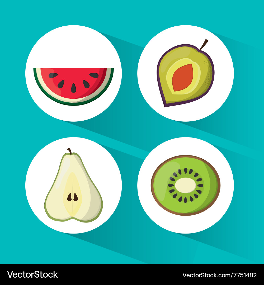 Fruit icon design Royalty Free Vector Image - VectorStock