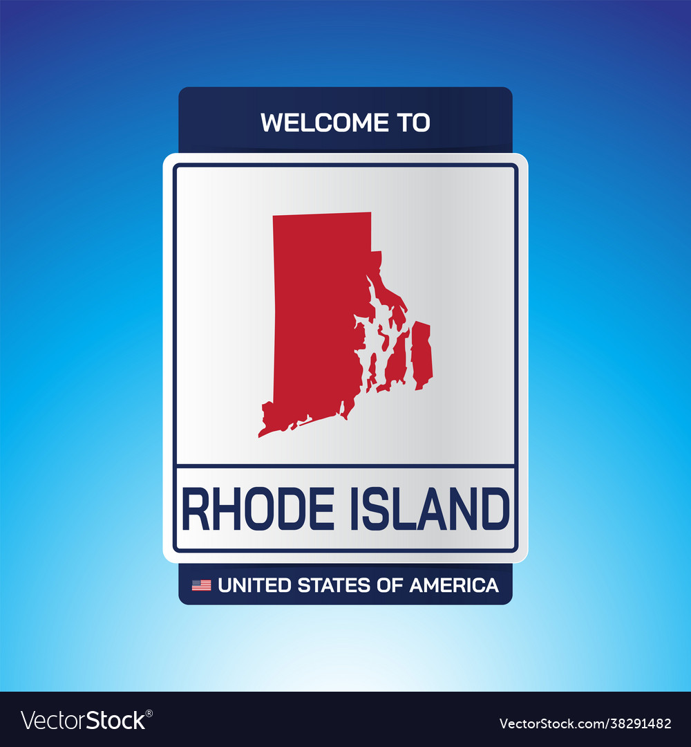 Sign united states america with message Royalty Free Vector