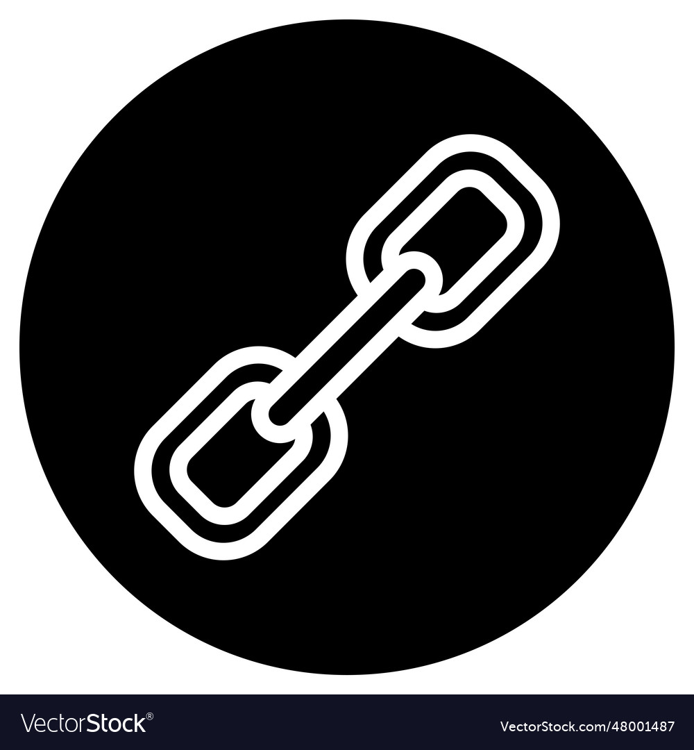 Chain icon Royalty Free Vector Image - VectorStock