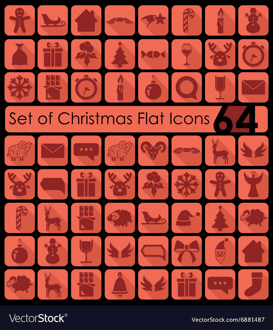 Set Of Christmas Icons Royalty Free Vector Image 9032