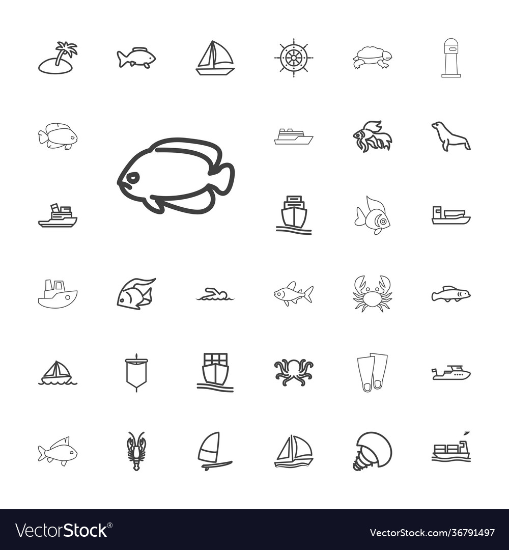 33 ocean icons