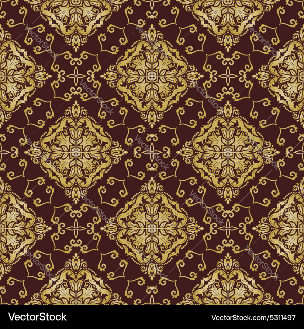 Seamless orient background Royalty Free Vector Image