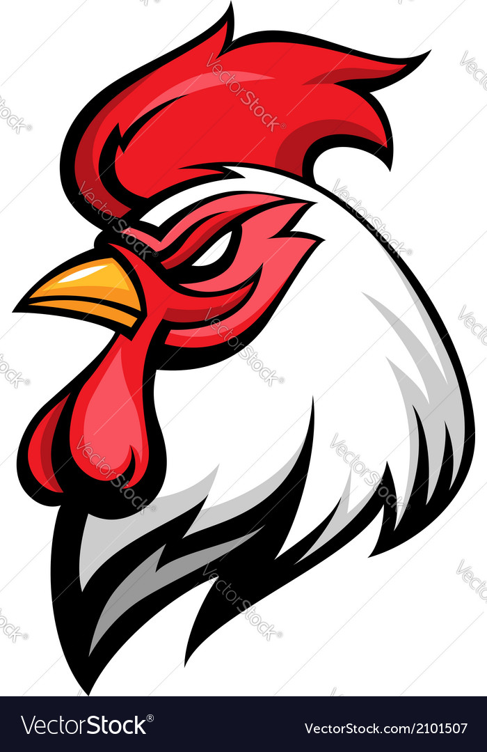 Cock Emblem Royalty Free Vector Image Vectorstock 