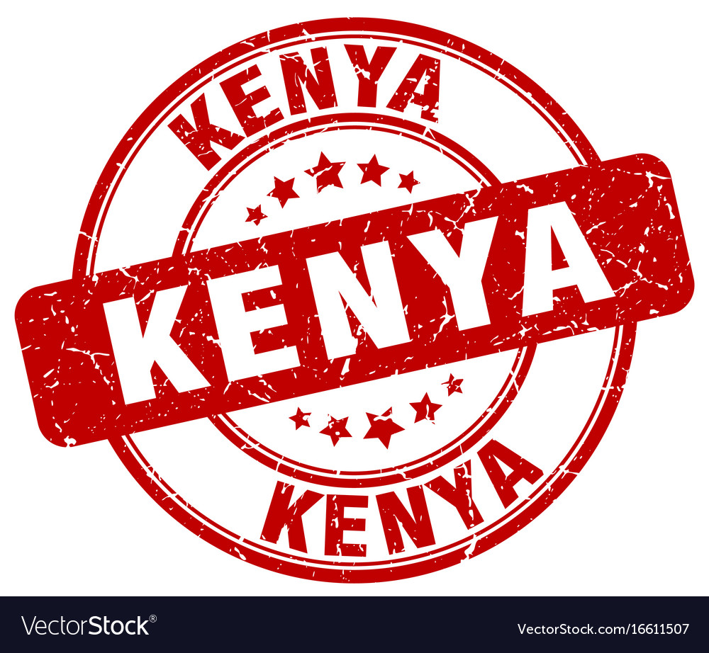 Kenya Stamp Royalty Free Vector Image - VectorStock