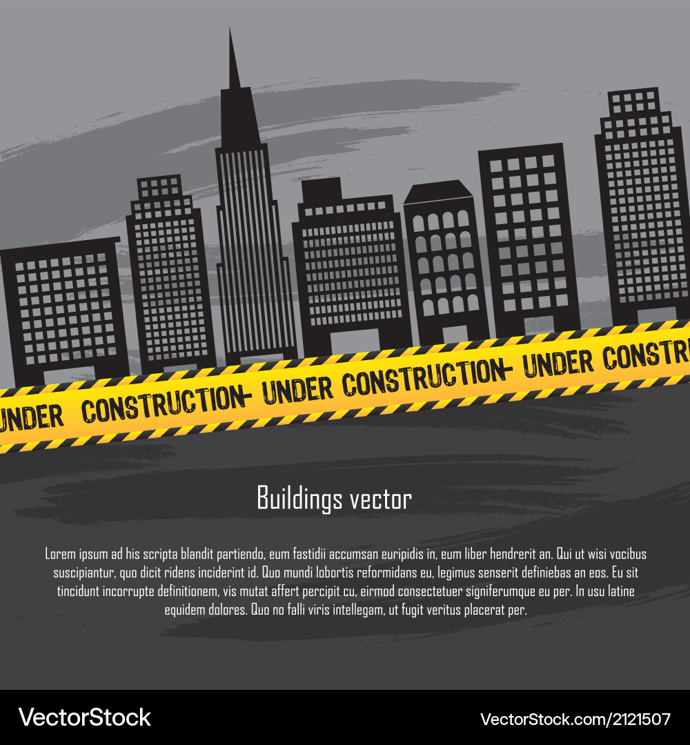 Under construction Royalty Free Vector Image - VectorStock