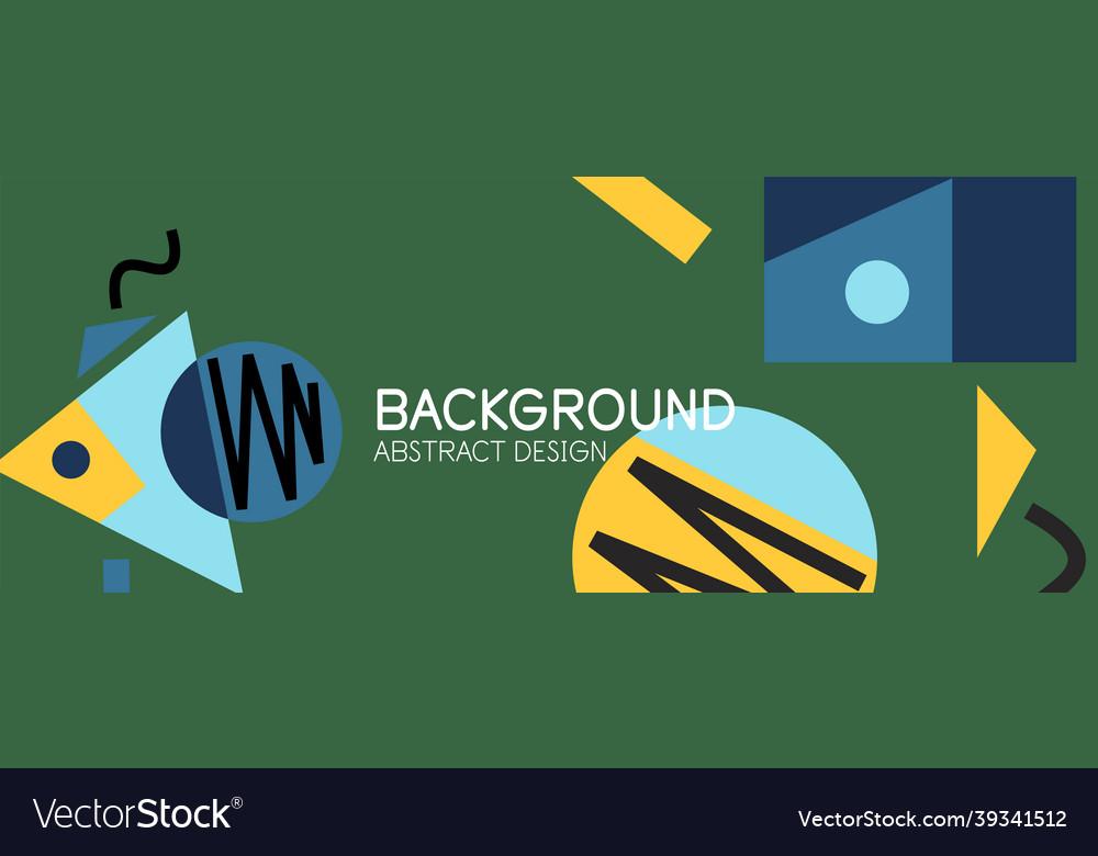 Abstract background with blocks lines geometric Vector Image