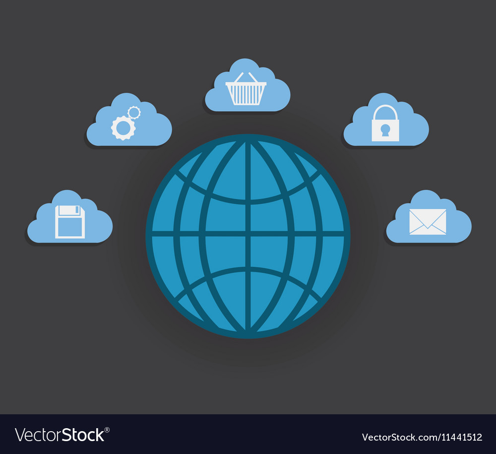 Cloud Computing Technology Royalty Free Vector Image Cloud Computing Technology Royalty Free Vector Image