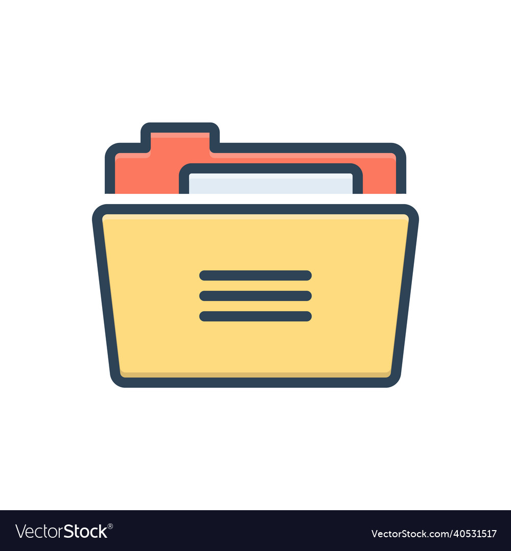 Folder Royalty Free Vector Image - VectorStock