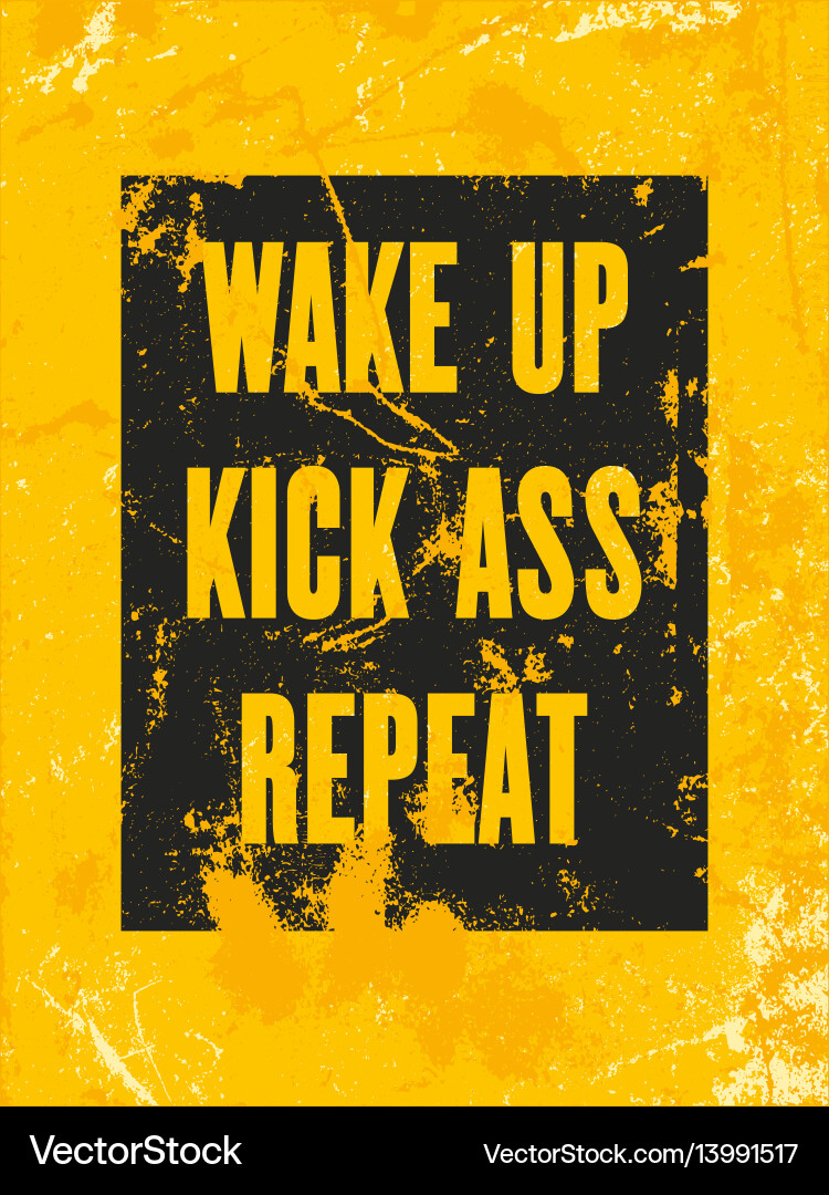 Typography Poster Design Concept Royalty Free Vector Image