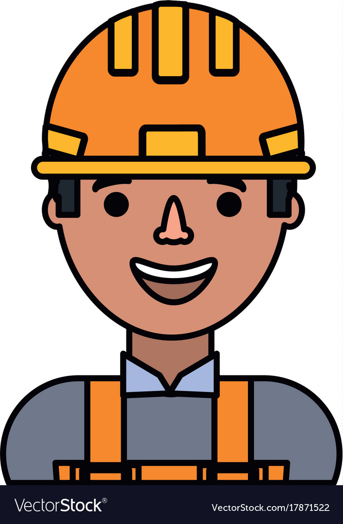 Man builder Royalty Free Vector Image - VectorStock