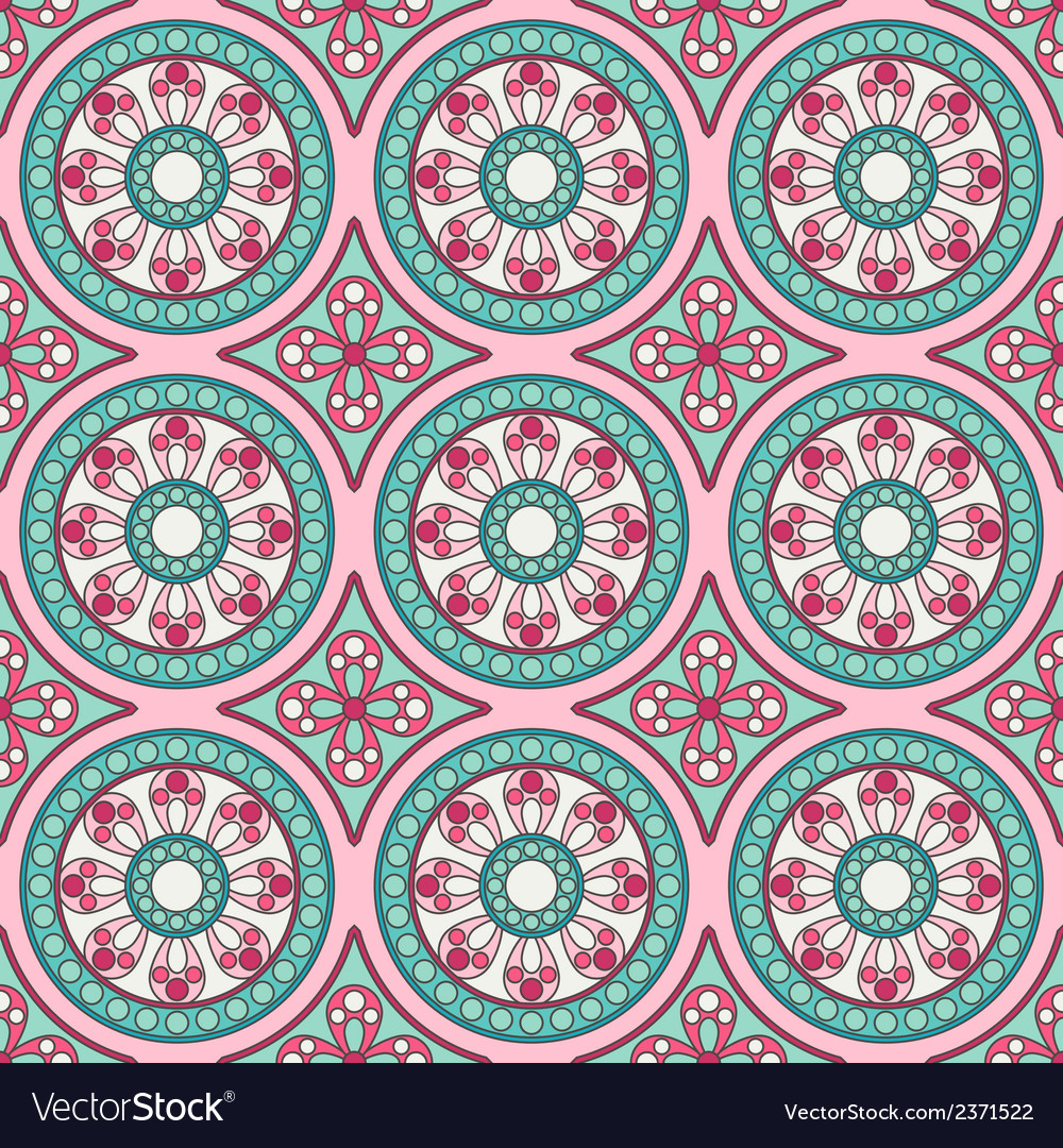 Geometric seamless ornament pattern Royalty Free Vector