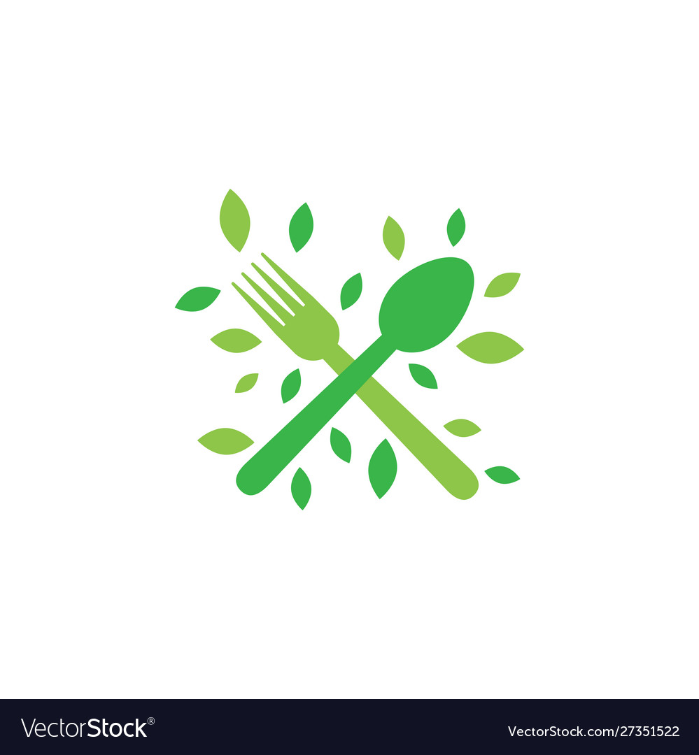 Natural restaurant graphic design template Vector Image