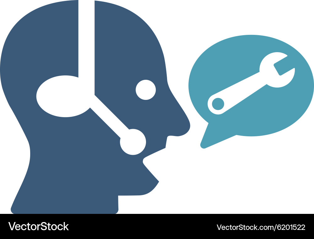 Operator service message icon Royalty Free Vector Image