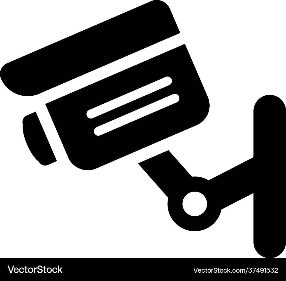 Cctv camera Royalty Free Vector Image - VectorStock