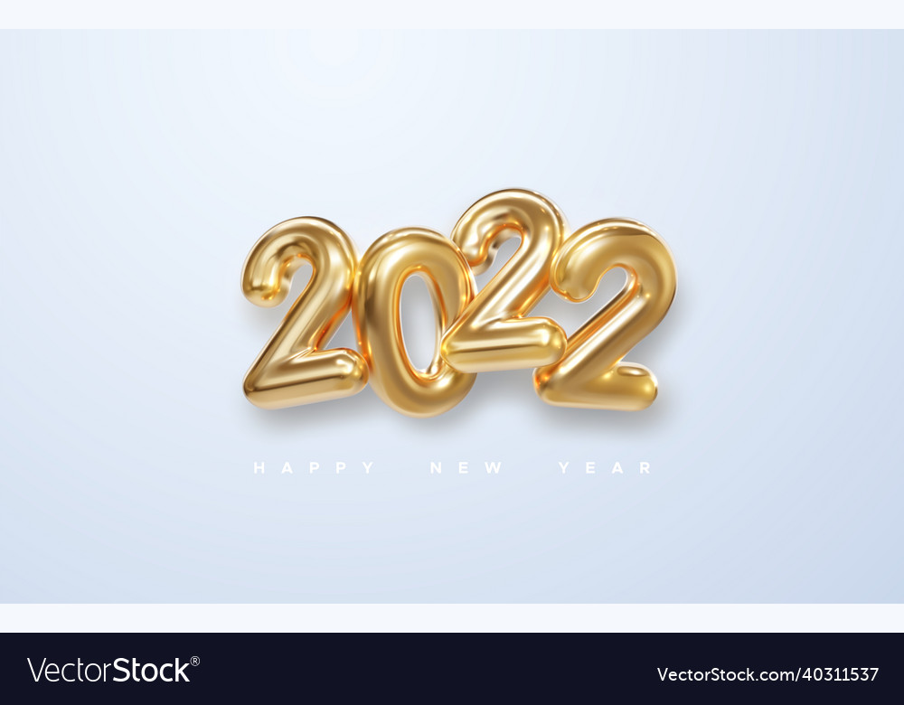 Happy new 2022 year Royalty Free Vector Image - VectorStock