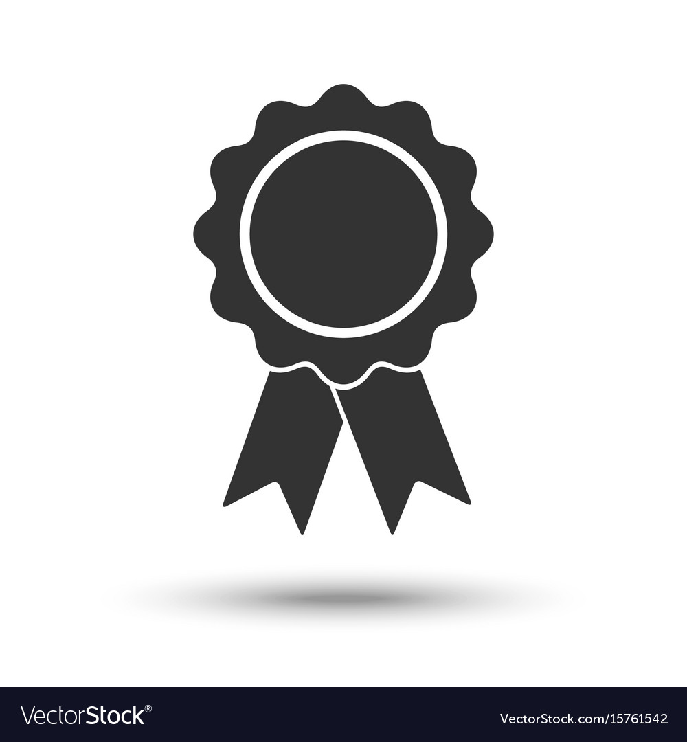 Award icon sign simbol isolated on white Vector Image