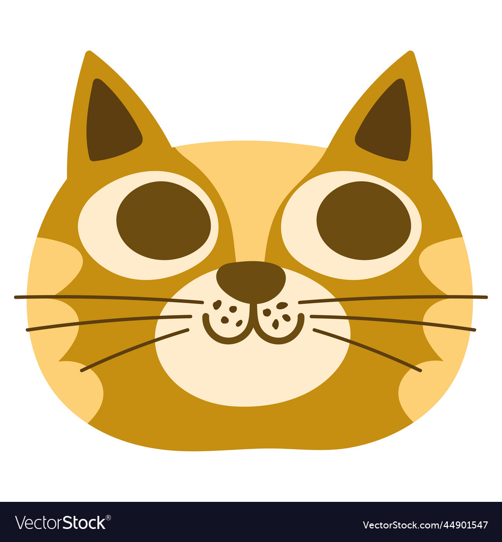 Colorful cat icon Royalty Free Vector Image - VectorStock