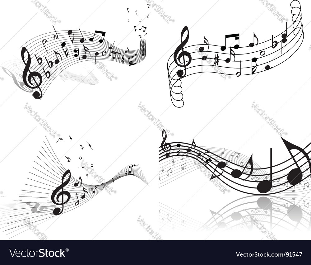 Notes staff Royalty Free Vector Image - VectorStock