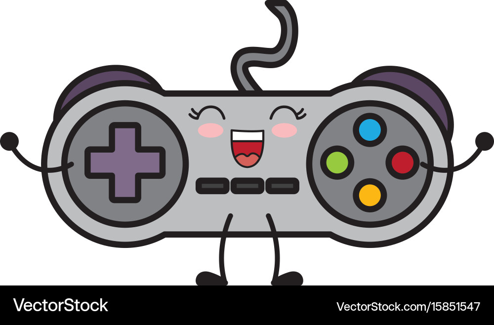 Videogame controller icon Royalty Free Vector Image