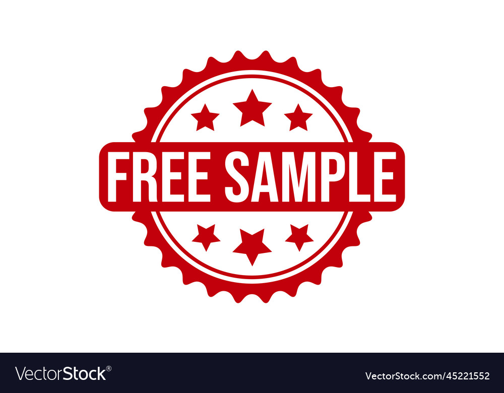 Free sample rubber stamp seal