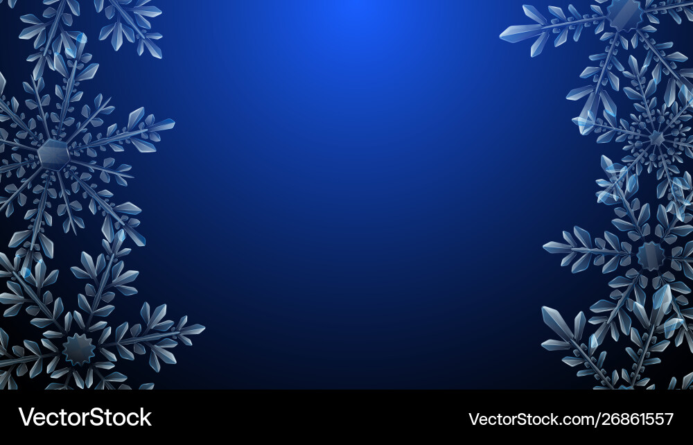 Composition big translucent christmas Royalty Free Vector