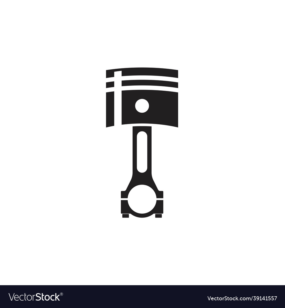 Piston icon design template Royalty Free Vector Image