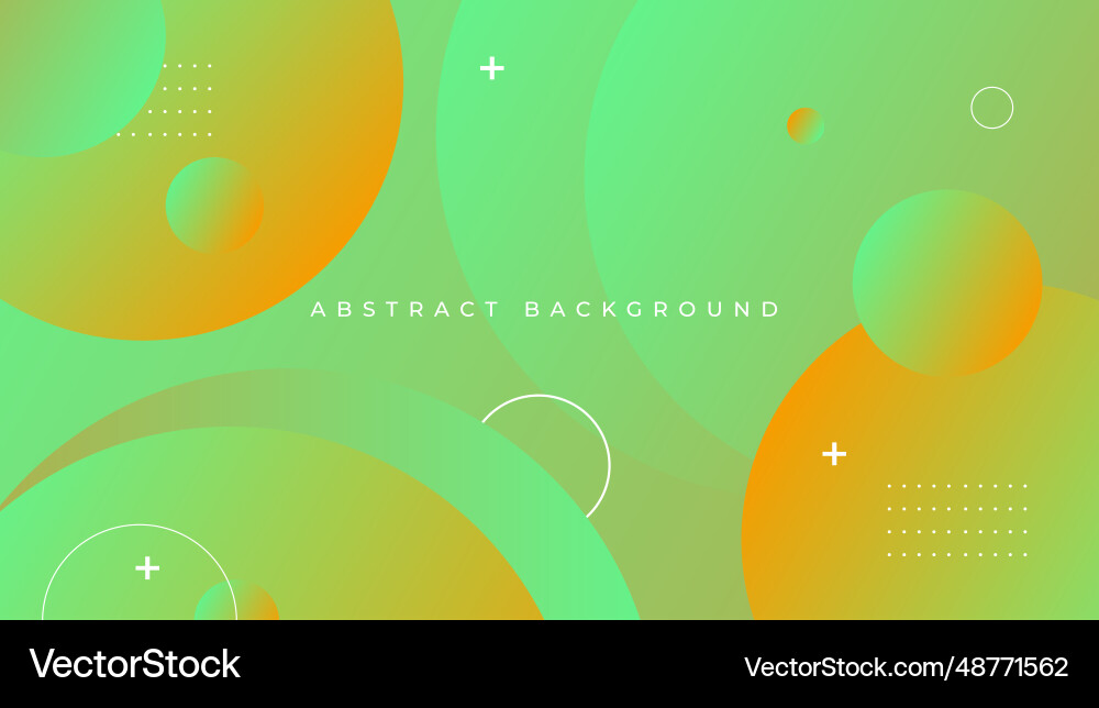 Green and yellow abstract background design Vector Image
