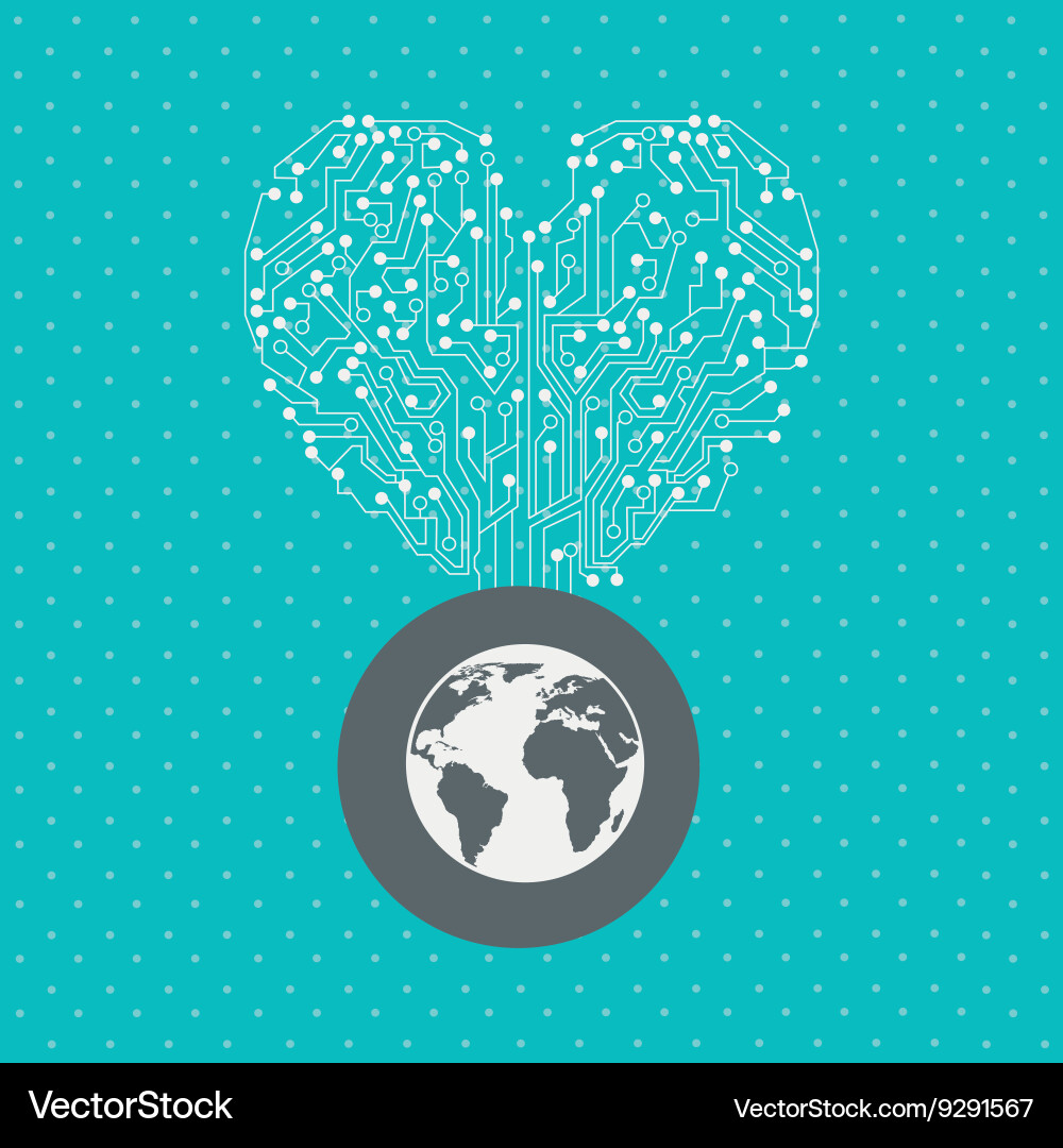 Technology icon design Royalty Free Vector Image