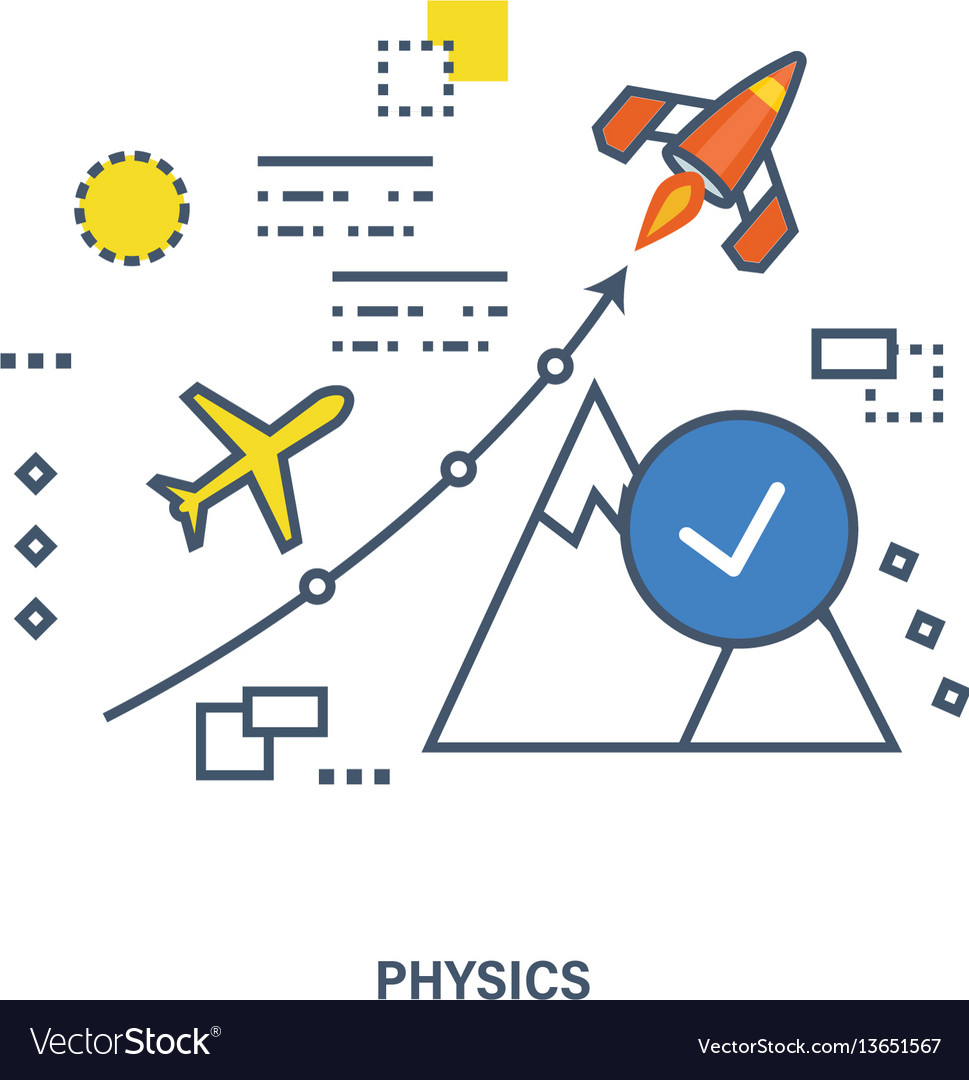 The Concept Of Teaching Physics And Its Laws Vector Image