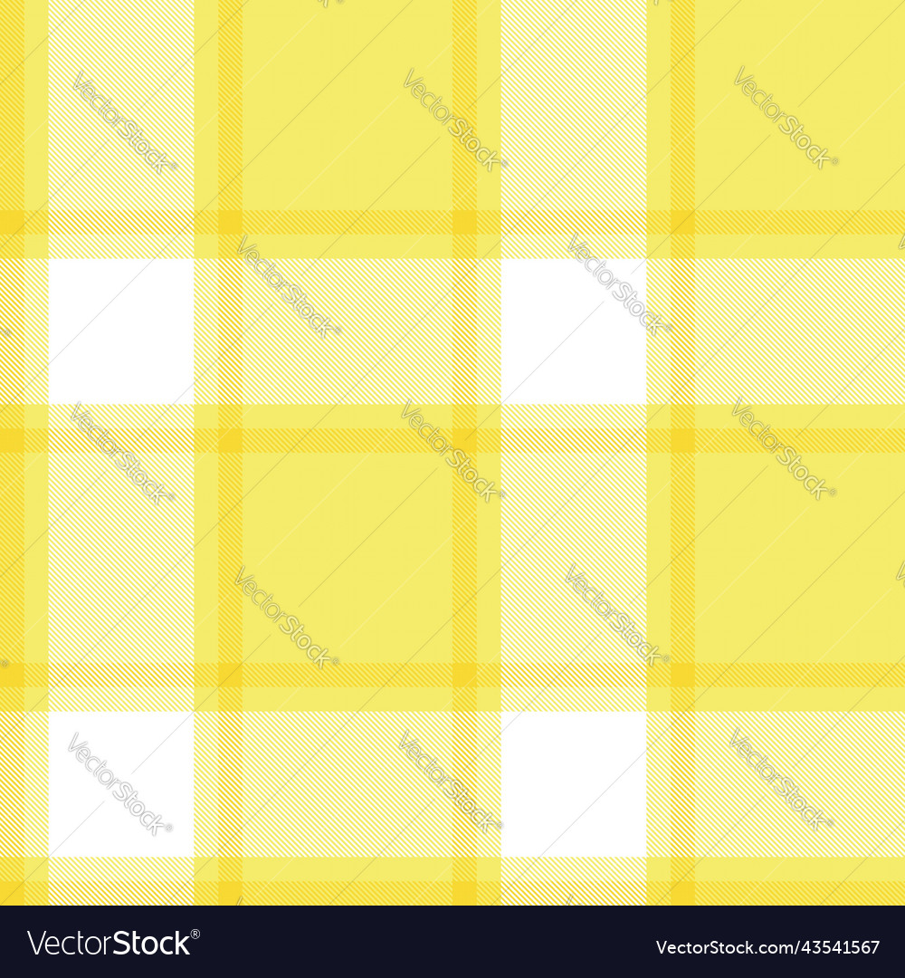 Yellow minimal plaid textured seamless pattern Vector Image