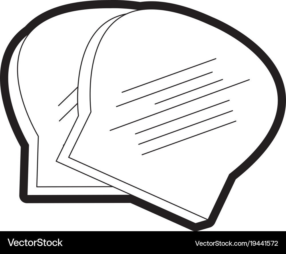 Isolated bread design Royalty Free Vector Image