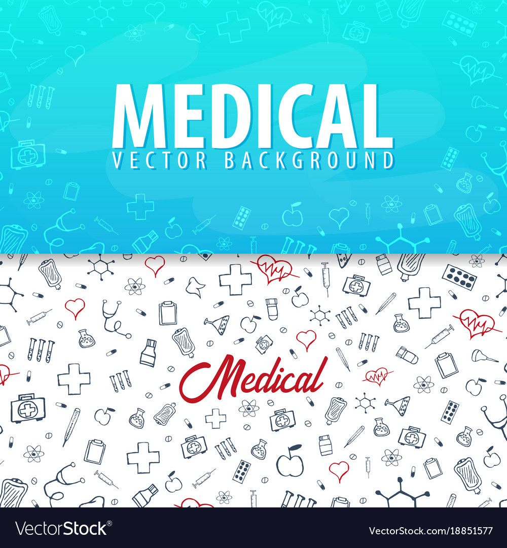 Medical background care health Royalty Free Vector Image