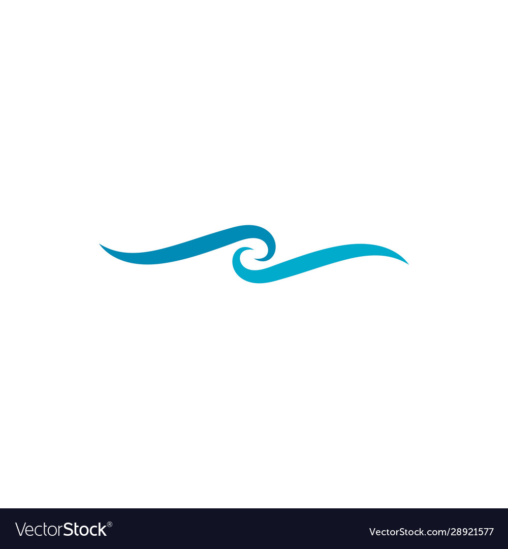 Water wave icon Royalty Free Vector Image - VectorStock