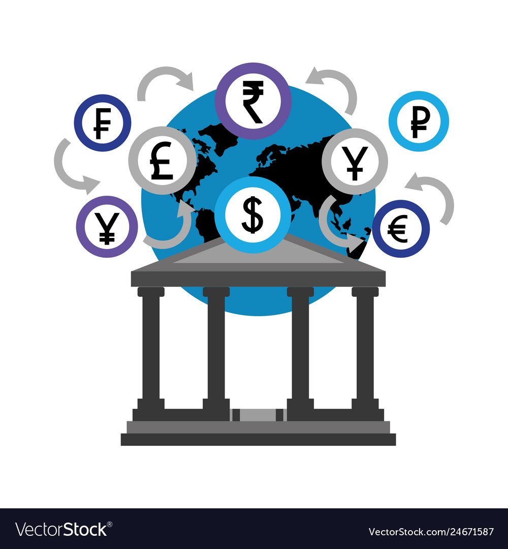 Banking World Foreign Exchange Money Coins Banking World Foreign Exchange Money Coins